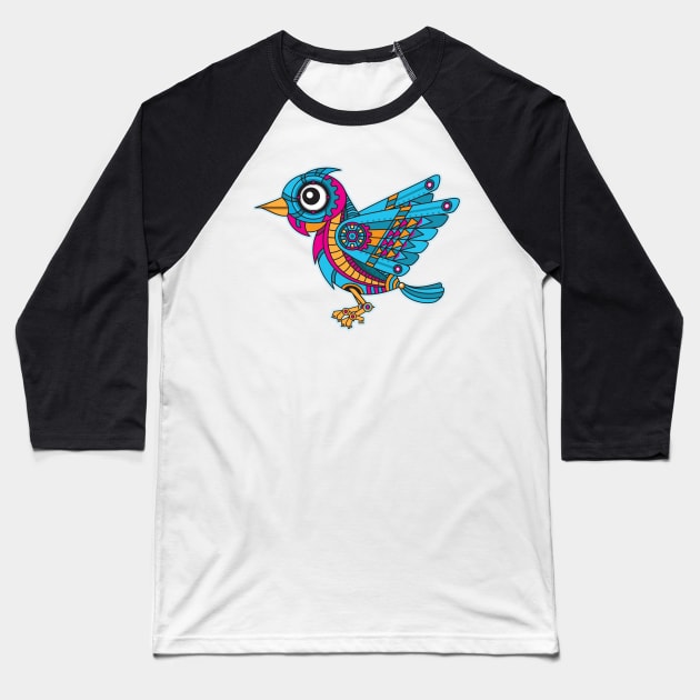 Mechanical bird Baseball T-Shirt by EnriqueV242